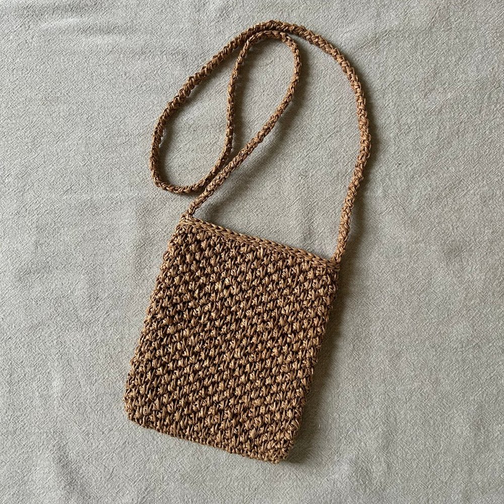 Handmade Crochet Small Cross Body Bag